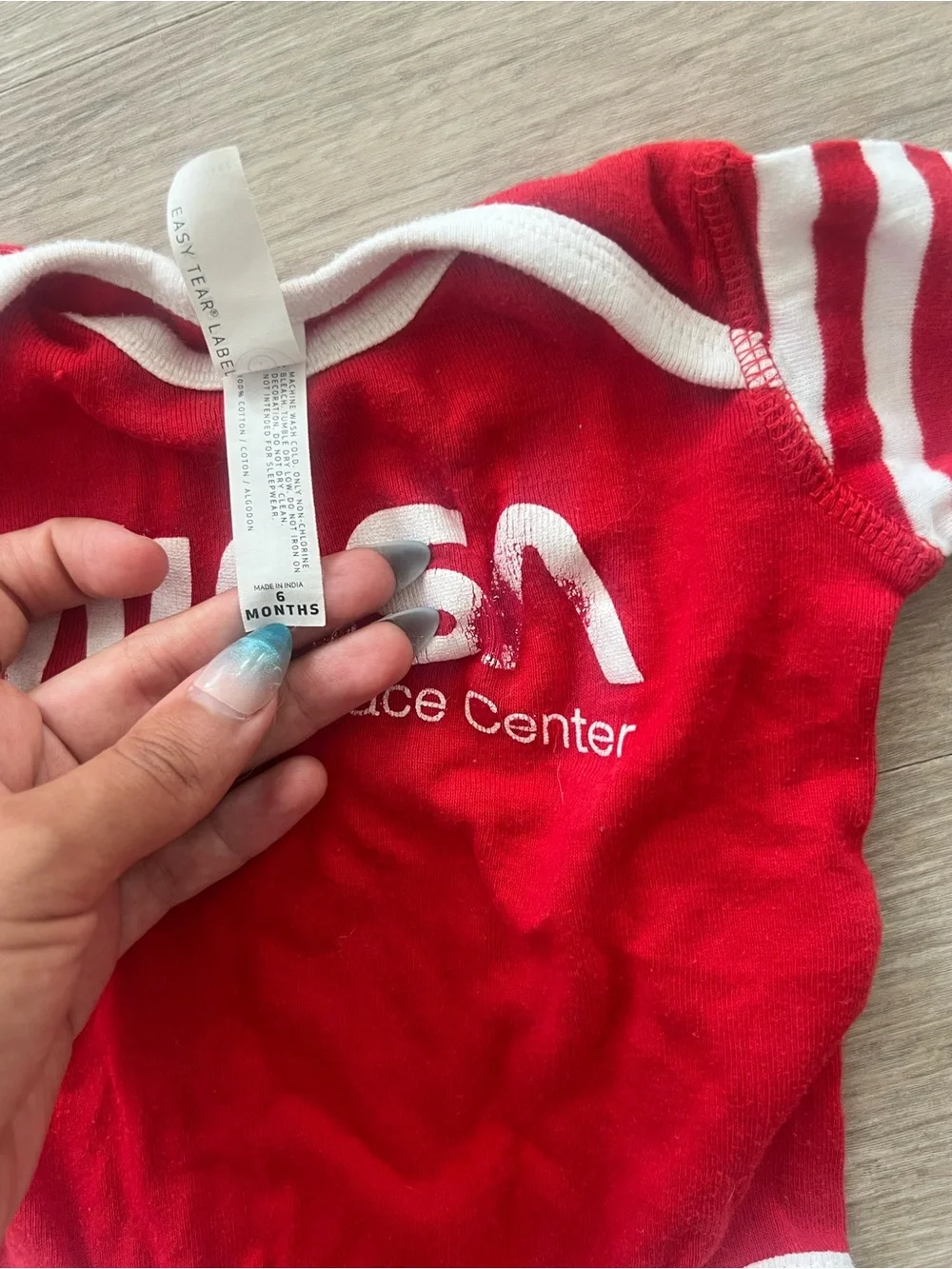 Red Baby One-Piece Bodysuit